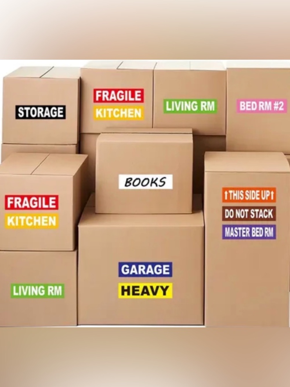 Large Box Shipping Label